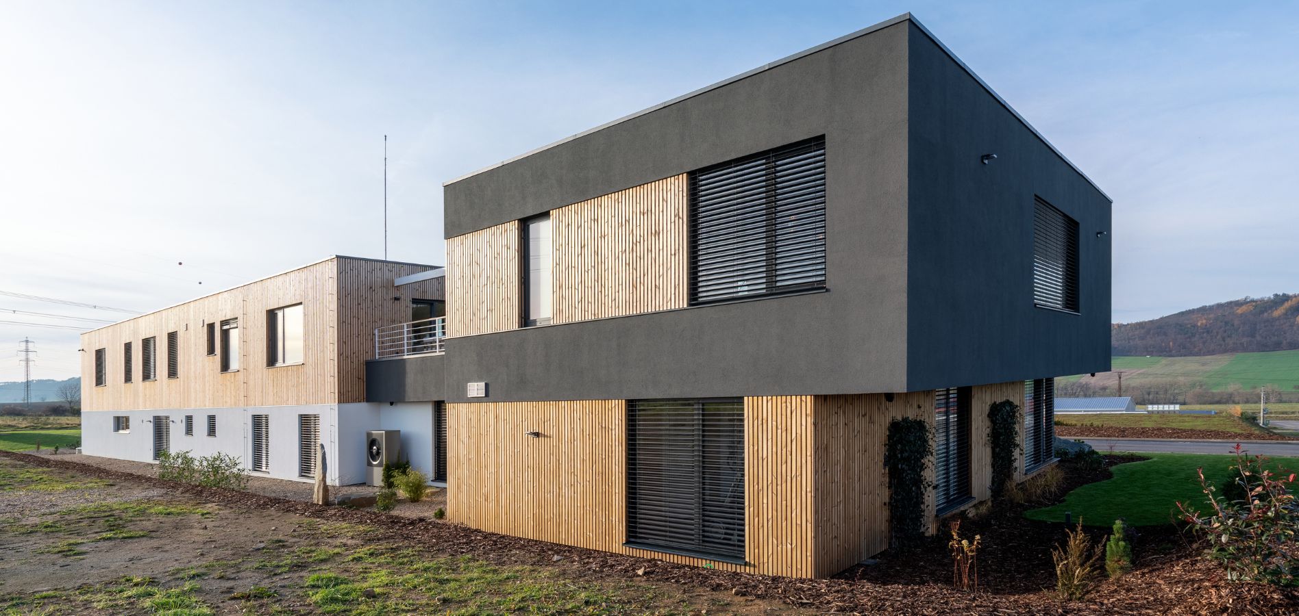 Nové sídlo a kanceláře firmy Lucern Dřevostavby s.r.o.